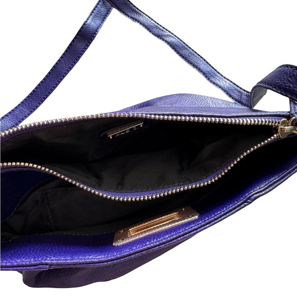 ALDO Purple Crossbody Bag with Gold Turn-Lock Accent - Picture 7 of 8